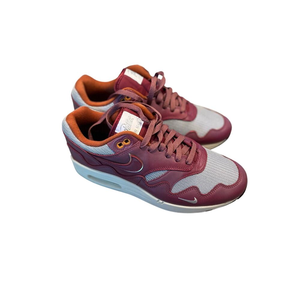 Nike Air Max 1 Patta Waves Rush Maroon sneakers men’s size 9